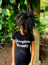 Load image into Gallery viewer, Sleepless Beauty Fitted T-Shirt
